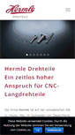 Mobile Screenshot of hermle-drehteile.de